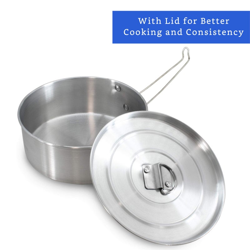 GLOBE ROCKET Flan Mold with Lid - Authentic Mexican Flan Pan - Flan Molds for Baking with Water Bath - Molde para Flan - Flaneras Moldes con Tapa BaÃ±o Maria - Image 3